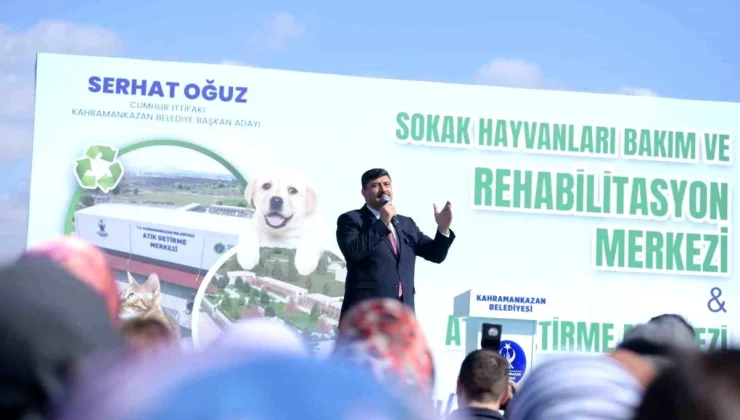 Kahramankazan Belediyesi, Sokak Hayvanları Bakım ve Rehabilitasyon Merkezi ve Atık Getirme Merkezi’nin açılışını coşkuyla gerçekleştirdi