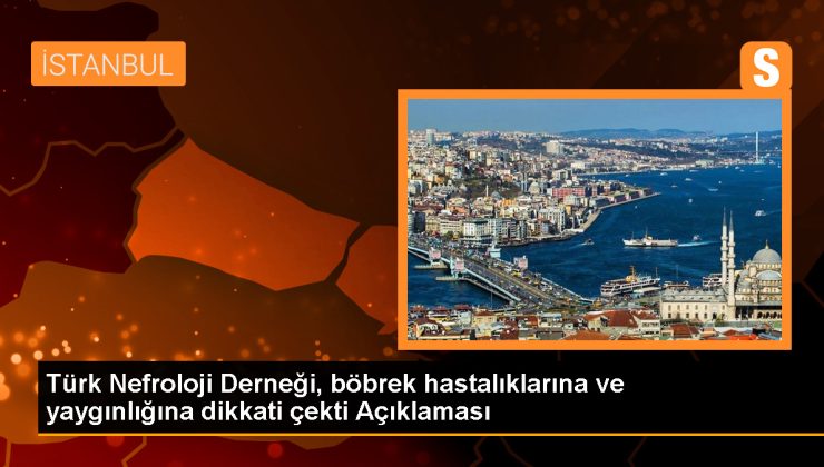 Türk Nefroloji Derneği, böbrek hastalıklarına ve yaygınlığına dikkati çekti Açıklaması