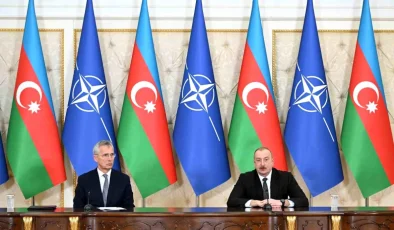 Azerbaycan Cumhurbaşkanı İlham Aliyev, NATO Genel Sekreteri Jens Stoltenberg’i kabul etti