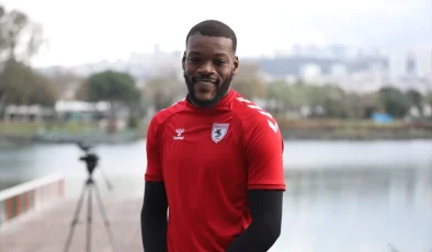 Yılport Samsunsporlu Ntcham: ‘Maçı kazandıran golü atarsam taklalarıma devam edeceğim’