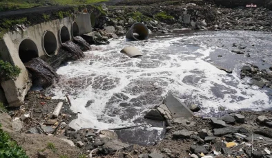 CHP ve çevre örgütleri Ergene Nehri’ndeki kirliliğe dikkat çekti