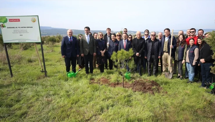 Dardanel, Çanakkale’de Hatıra Ormanı Oluşturdu