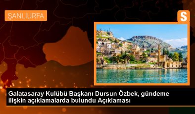 Galatasaray Başkanı Dursun Özbek: Türk futbolunun geleceği önemliyse, olaylarla ilgili alınacak kararlar da önemlidir