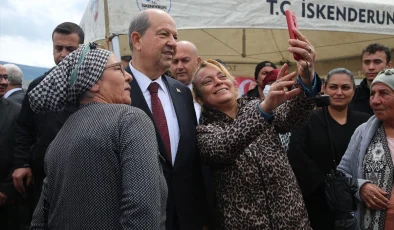 KKTC Cumhurbaşkanı Ersin Tatar, Şampiyon Melekler Konteyner Kenti’nde açılış törenine katıldı